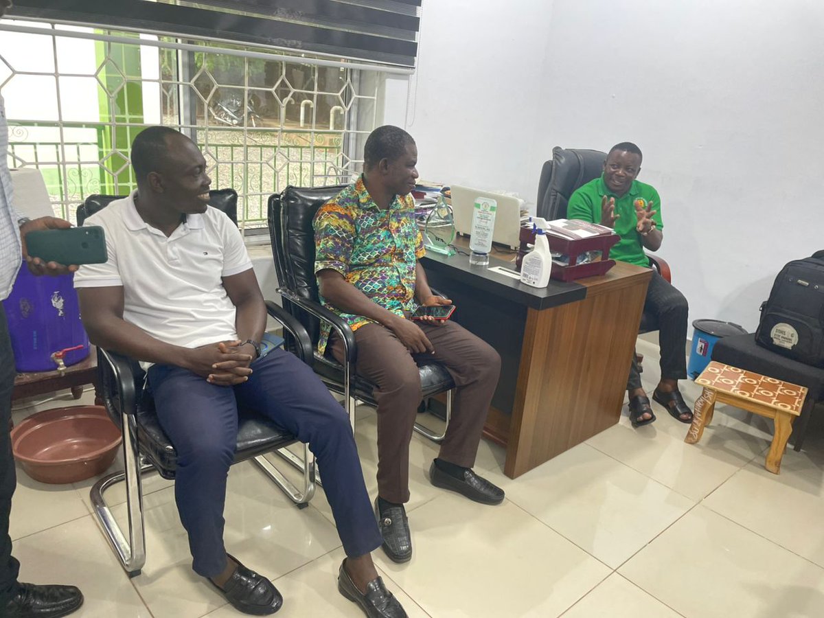 GAC's high level advocacy in the Upper West Region and interaction with the Wa  Municipal Health Director Dr. Alex Bapula