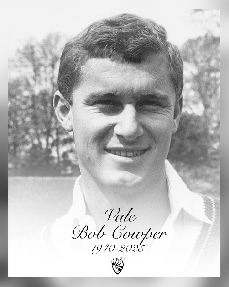 Today, Australian Cricket is mourning the loss of Bob Cowper OAM. 

Bob was an elegant left-handed batter who scored five Test centuries for Australia, including a superb Ashes triple-century at the MCG in 1966.

Our thoughts are with Bob's family, friends and teammates.
