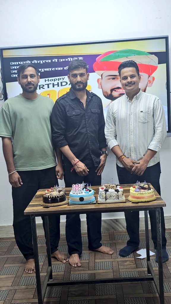 Rajendra Bidiyasar【 राहगीर 】डीडवाना (@rb_jaat) on Twitter photo #Birthday_celebration 🥳💐🥰
<a href="/JATbera1/">Bhera ram</a> <a href="/ShubhamRewar4U/">SHUBHAM REWAR</a>
<a href="/SUKHA_GAWADIYA/">Sukharam Gawariya</a> <a href="/Kushalburdak/">Kushal choudhary डीडवाना</a> <a href="/JAT_PREMJI/">Prem choudhary (कोलिया)</a> <a href="/Dookiaji/">Sunil Dookia</a> <a href="/BJPkhichar01/">Ramakishan khichar</a> <a href="/JATdinu1/">DINESH JEWLIA</a> <a href="/JATraku1/">rakesh anwala</a> <a href="/Deeparamdukiya5/">Tr Deeparam Dukiya</a> <a href="/MukeshMalani16/">Mukesh Bera Malani</a> <a href="/GawadiyaRamdev/">Ramdev Gawadiya</a> <a href="/NFUofficial1/">नेशनल फ्रीडम यूनियन ऑफिशल</a> #Birthday_celebration 🥳💐🥰
<a href="/JATbera1/">Bhera ram</a> <a href="/ShubhamRewar4U/">SHUBHAM REWAR</a>
<a href="/SUKHA_GAWADIYA/">Sukharam Gawariya</a> <a href="/Kushalburdak/">Kushal choudhary डीडवाना</a> <a href="/JAT_PREMJI/">Prem choudhary (कोलिया)</a> <a href="/Dookiaji/">Sunil Dookia</a> <a href="/BJPkhichar01/">Ramakishan khichar</a> <a href="/JATdinu1/">DINESH JEWLIA</a> <a href="/JATraku1/">rakesh anwala</a> <a href="/Deeparamdukiya5/">Tr Deeparam Dukiya</a> <a href="/MukeshMalani16/">Mukesh Bera Malani</a> <a href="/GawadiyaRamdev/">Ramdev Gawadiya</a> <a href="/NFUofficial1/">नेशनल फ्रीडम यूनियन ऑफिशल</a>