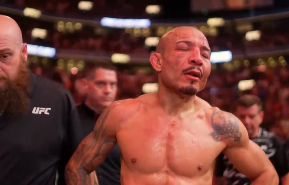 Jose Aldo calls it a career 

What a legend #UFC315