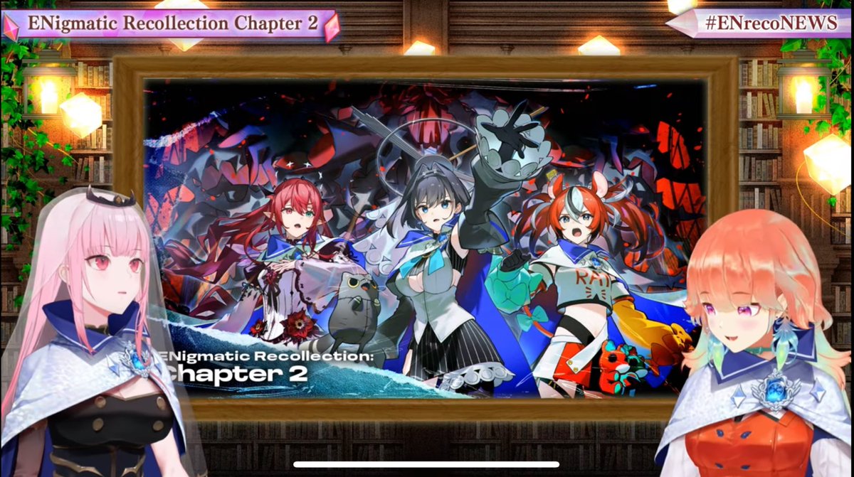 WHAT AN INCREDIBLE STORY!
That was a ton of fun! Everyone’s RPing &amp; stories were amazing! That cliff hanger has me dying for more!

I sincerely LOVED the News Recap with TakaMori! I hope they keep it for the next part! Calli &amp; Kiara did a great job! My fav part honestly!
#ENreco