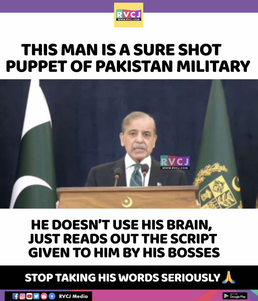 RVCJ_FB's tweet photo. Puppet of Pakistan Military 🤡 https://t.co/4PRVapsTGf