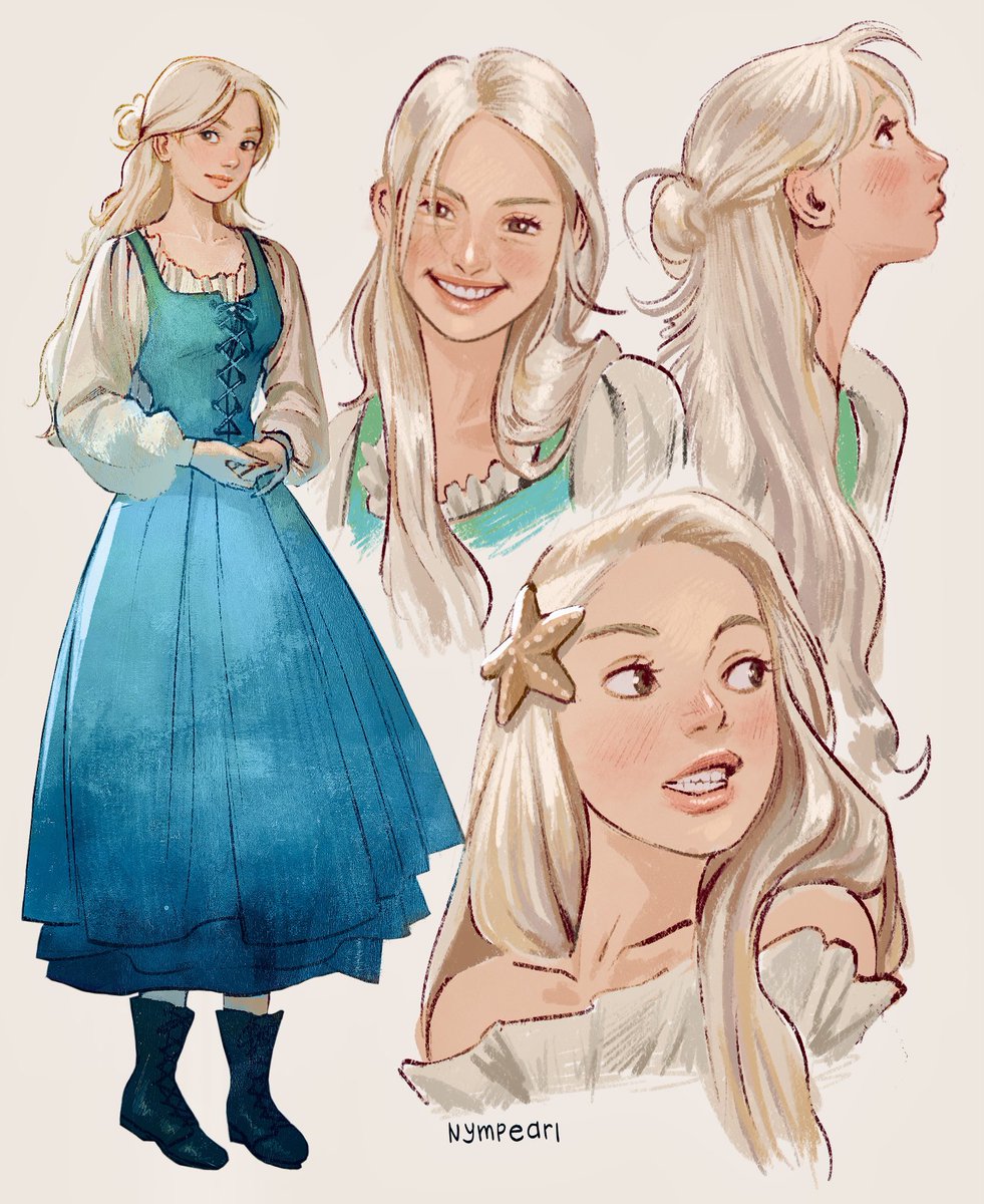 nympearl's tweet image. Introducing my lovely OC, Murielle 🤍