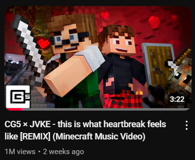 Thank you for 1 million views on our video with <a href="/cg5beats/">CG5</a> <a href="/jvkesongs/">JVKE</a>!!!