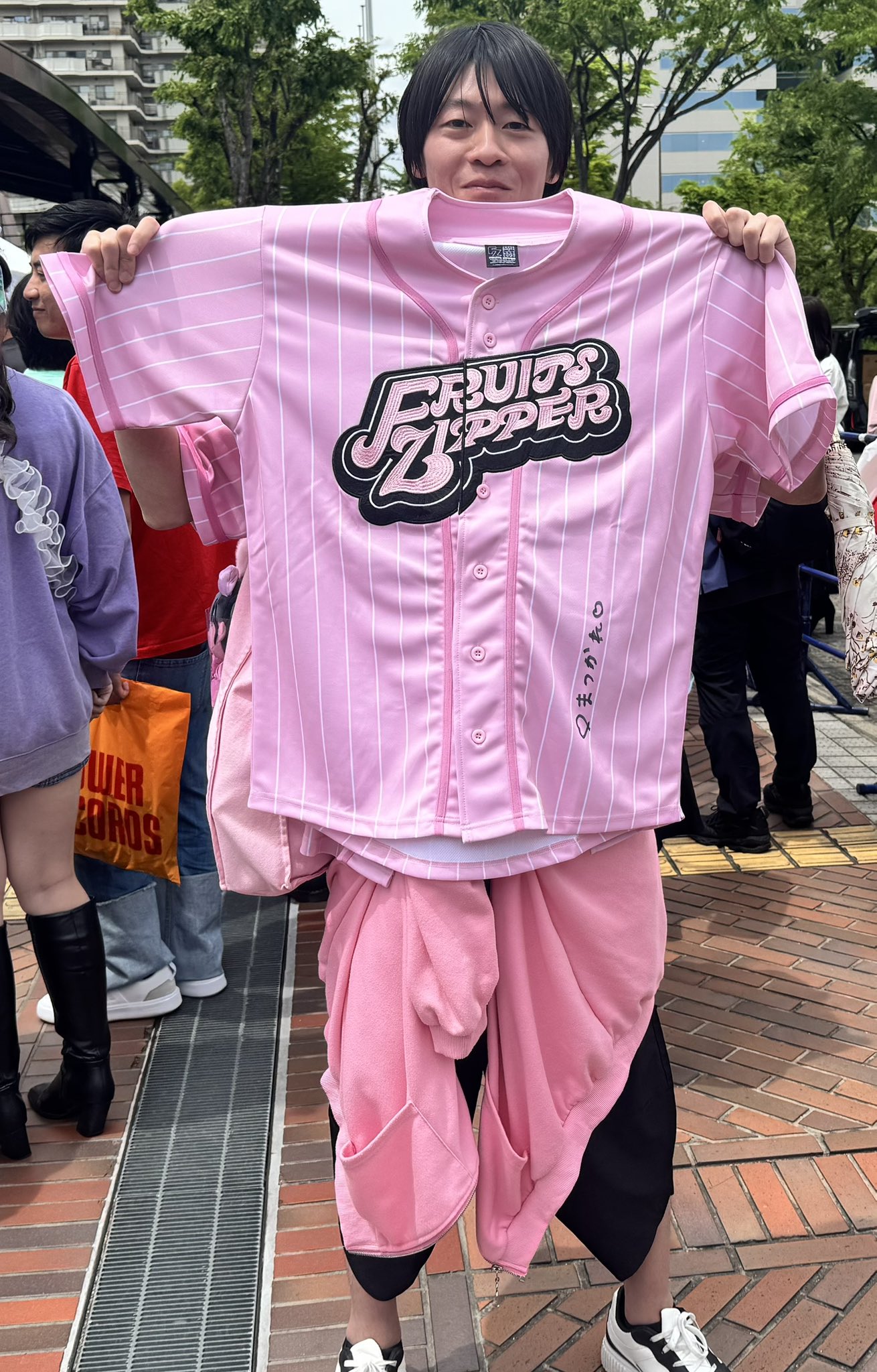 松本かれん　推しアピ　ユニフォーム　おまけ付き FRUITSZIPPER推しアピユニフォーム 松本かれん 新品未開封