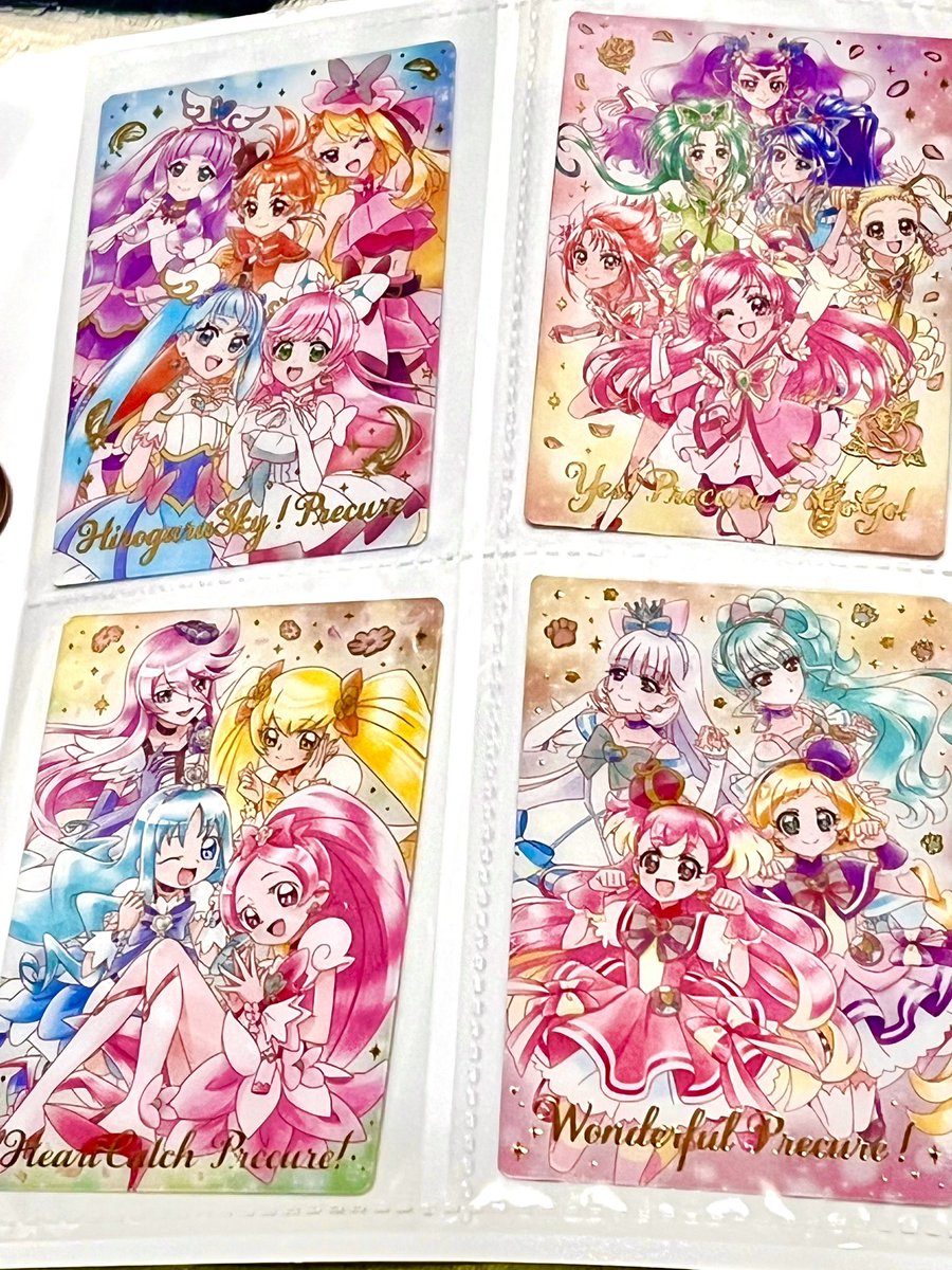 やっぱファイルはこっちの方が良いですな

プリキュアウエハース結構買ってるのにHRだけ全然出んな(*'-`) 
