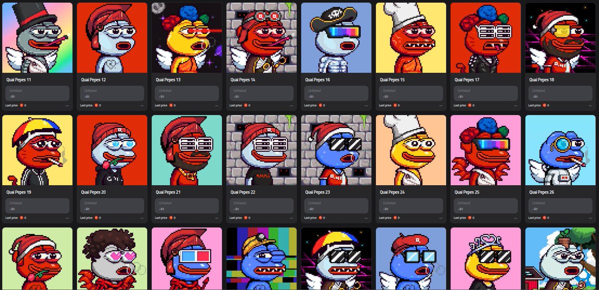 Quai Club (@quaiclub) on Twitter photo The Whitelist Mint of Quai Pepes on <a href="/QuaiNetwork/">Quai Network β‘οΈπ΅</a> has come to an end!
Less than 13,000 blocks or 18 hours until the public mint kicks off!
You won't want to miss this huge opportunity to be a part of the most ambitious NFT project on Quai Network yet! The Whitelist Mint of Quai Pepes on <a href="/QuaiNetwork/">Quai Network β‘οΈπ΅</a> has come to an end!
Less than 13,000 blocks or 18 hours until the public mint kicks off!
You won't want to miss this huge opportunity to be a part of the most ambitious NFT project on Quai Network yet!