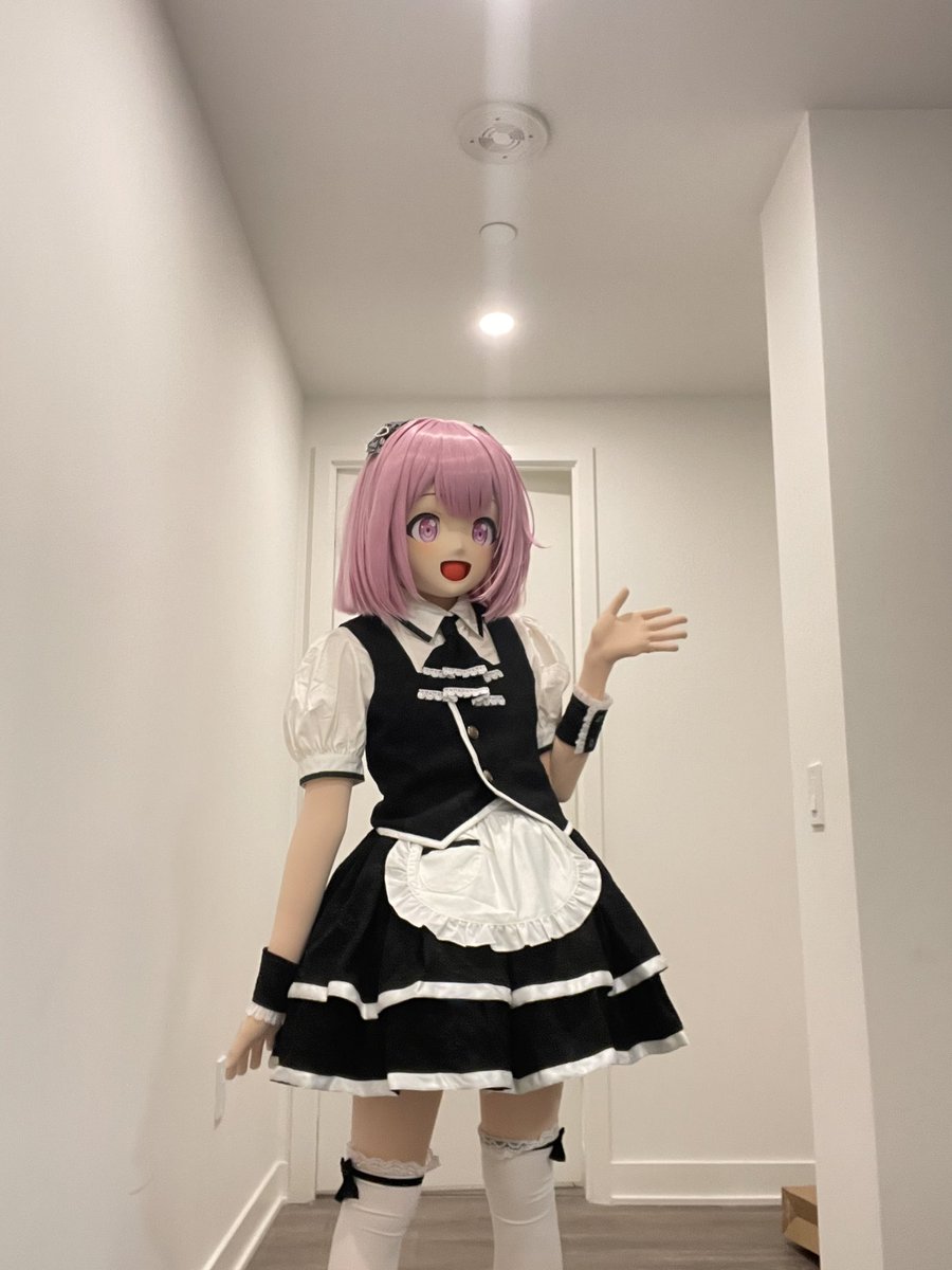 女仆日—————
#kigurumi  #着ぐるみ
（拍的有点潦草 请见谅—————