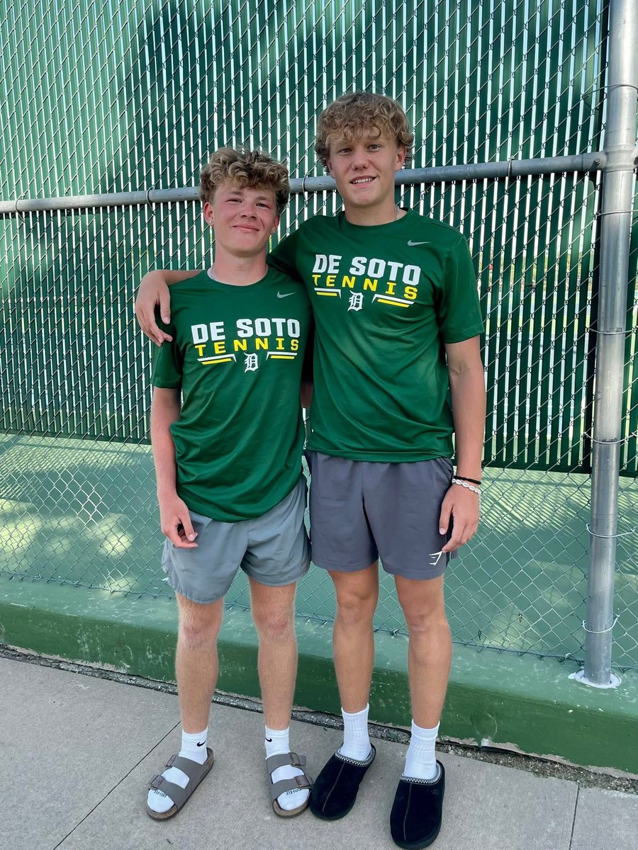 The battle to represent DHS and USD 232 at state was within reach…although they fell a bit short, I am a proud dad and proud superintendent. I appreciate the coaches at VC and DHS for their support of Jayton.  Through tennis, he made many friends, including Lasse.