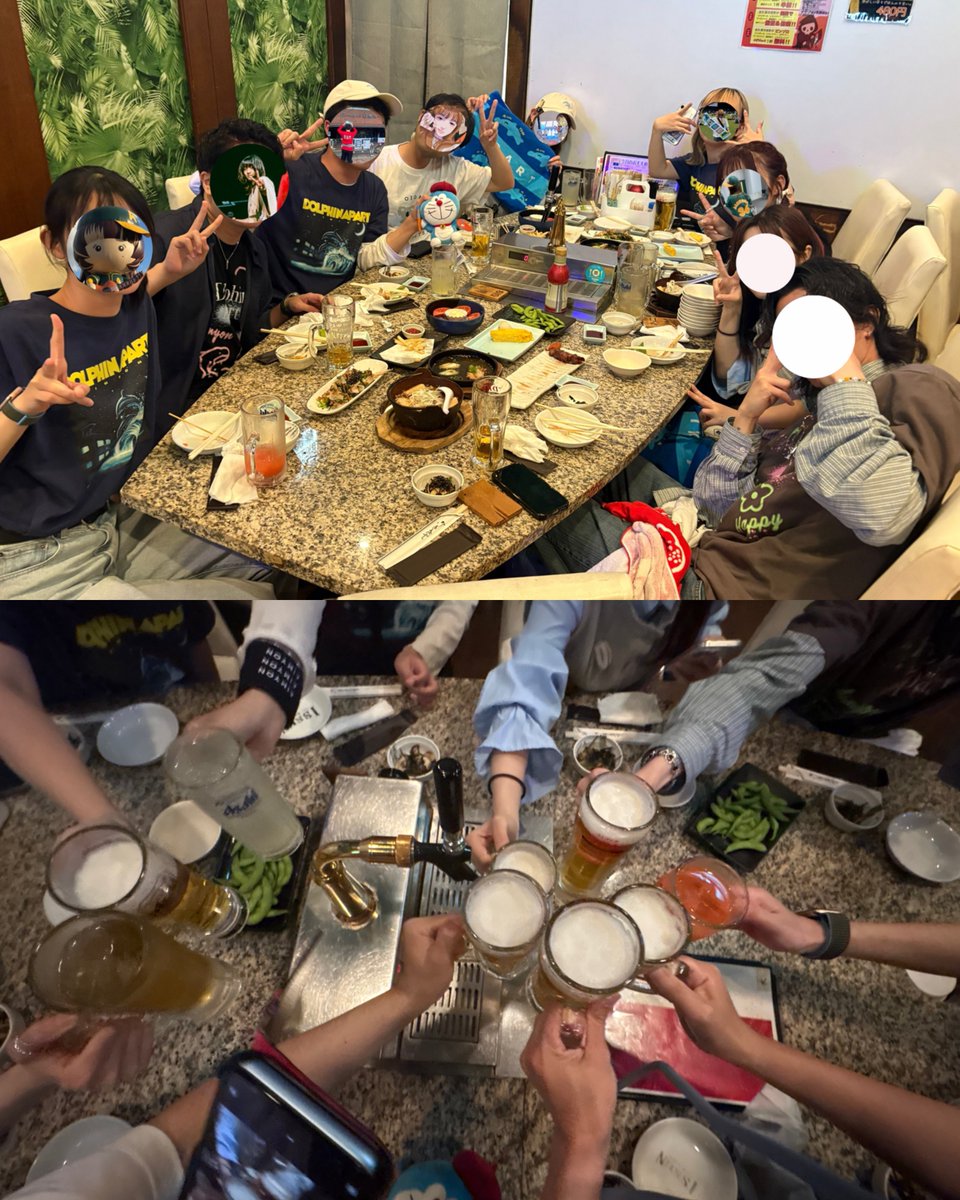 ドルアパ横浜増築Day1余韻会び🍻
ずっとあいみょんライブ映像流してくれるし、店員さんAIMだし最高でした✌️
<a href="/nacchan3636/">なっちゃん🦭</a>  
<a href="/taku_sas_aim/">たくむ(RNたっくん)🐬🎸AIM & SAS Family</a> 
<a href="/AIM__hono/">ﾎﾟﾉ</a> 
@MM_usic_0222 
<a href="/p9f3Hbm3TQjYqvw/">ノッチ🦭</a> 
<a href="/38myon/">サヤコ</a> 
@l0my0nn