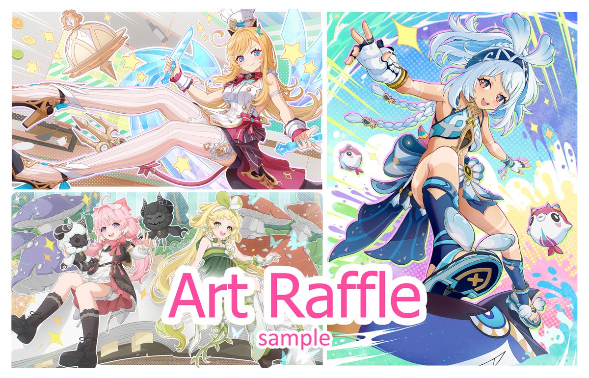 agiri_box's tweet image. ✨ART RAFFLE✨
🎉 500 followers and opening new service on vgen!!
1 Winner
✦ Prize: Illustration with background (Simple Shading)
✦ Detail vgen.co/agiri
How to enter:
❤️Follow, Like, RT
❤️Comment your OC
✦ Ends May 20 UTC +8
#artraffle #artgiveaway #raffle