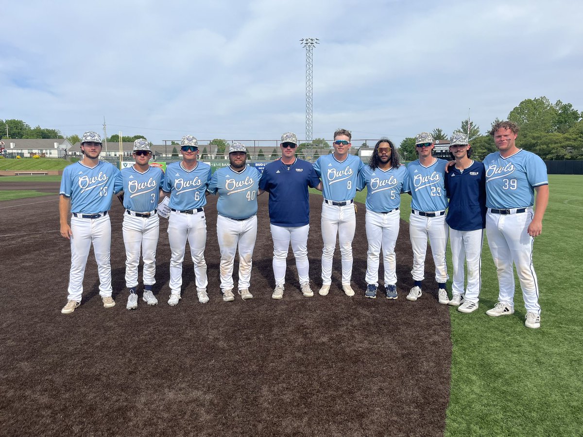 Seniors, thank you. A season never to be forgotten. Go Owls⚾️