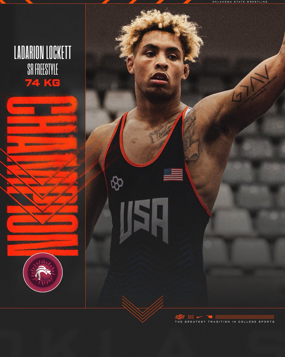 CowboyWrestling's tweet image. It’s gold for Dee at the Pan-American Championships! 

#GoPokes | #WrestleMonterrey
