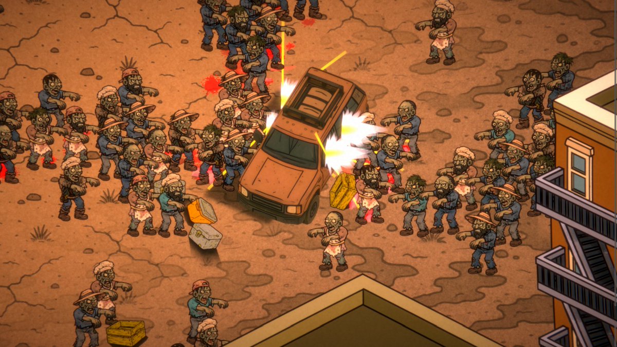 Blood Drive Drift, find survivors &amp; mow down massive zombie hordes in our roguelike racer! Wishlist now! (We have 0Bloodline) store.steampowered.com/app/3725500/Bl…
#Indies #IndieGame #IndieDev #IndieGameDev #GameDev #GameDevelopment #SoloDev #Developer #Unity #Unity3D #Game #Unity2D Bloodline