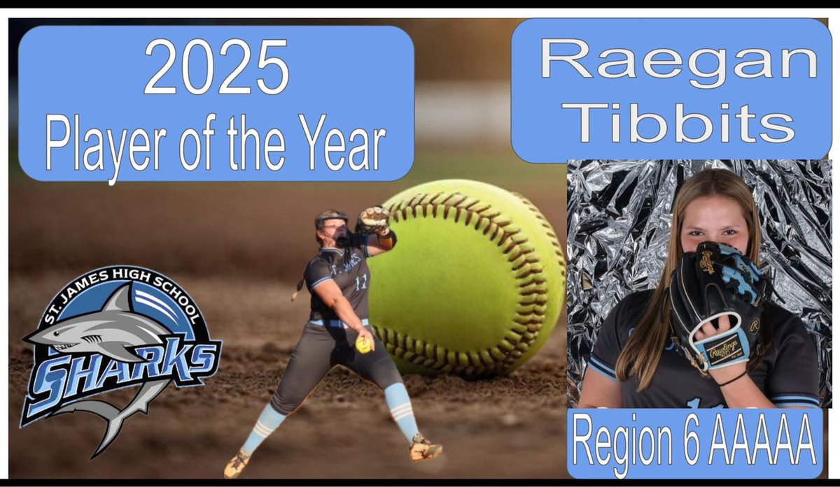 Way to go Raegan Tibbits on being named Player of the Year!