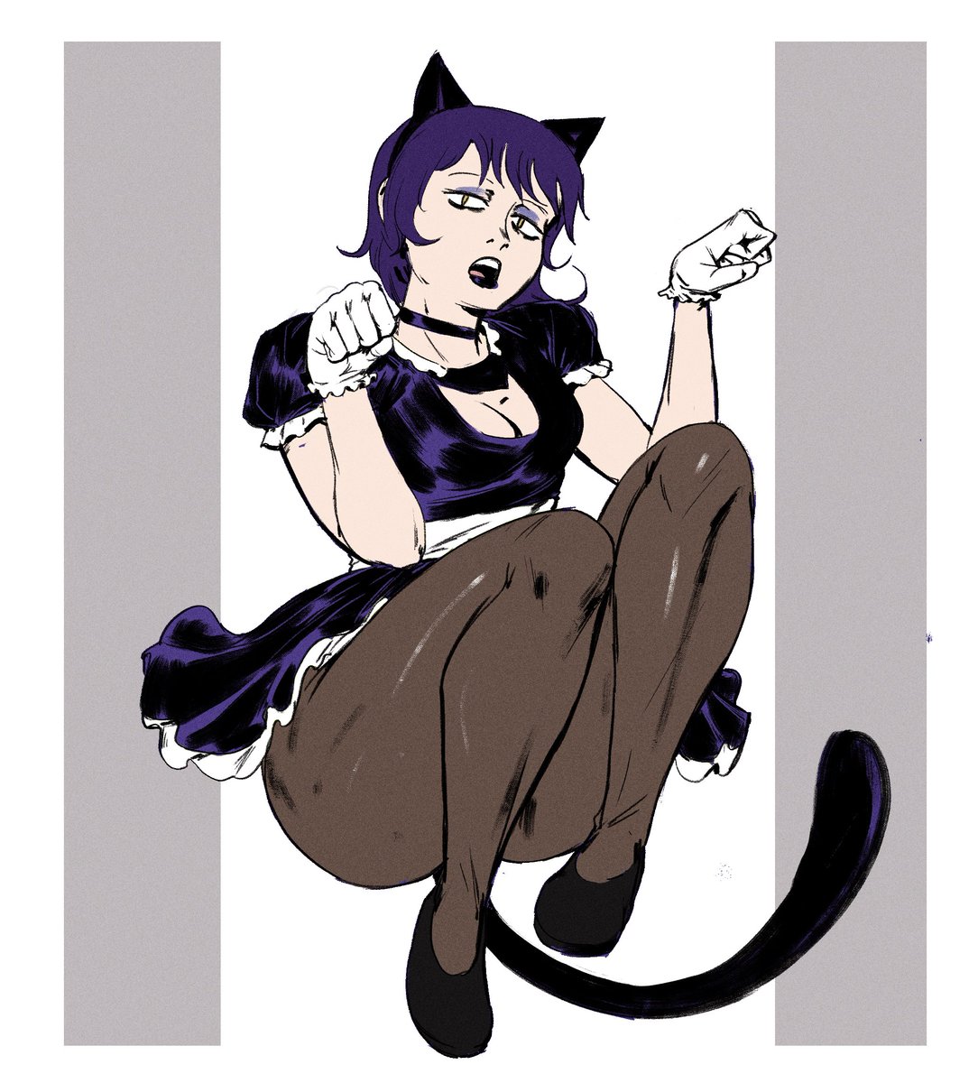 blackredtac's tweet photo. Flat color commission

#メイドの日 #メイドの日2025 https://t.co/S21dG9obpW