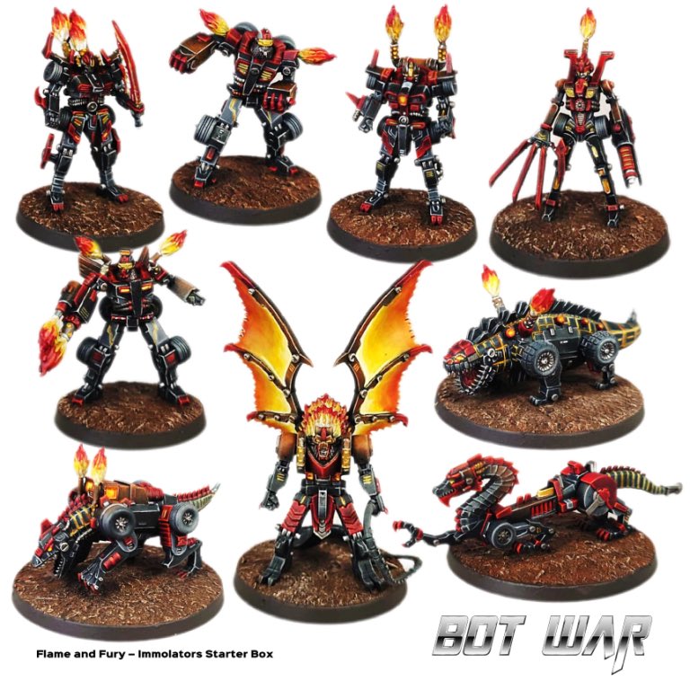 TGMiniatures's tweet photo. Last chance to preorder the amazing Volcano Magma and her Immolators for BotWar! https://t.co/6iwIe1lxb2