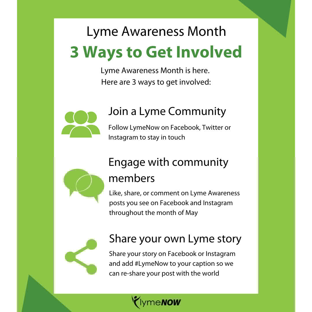 Together, we're stronger than Lyme. 💪💚 Join the community pushing for awareness, research, and real change. Every post, share, and story counts. 

#LymeAwareness #LymeDiseaseAwareness #LymeNow