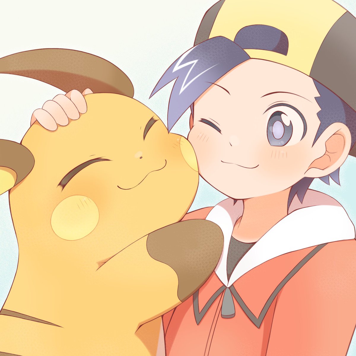 何も見ないでらいちぅを描くのが流行ってたみたいですね^^