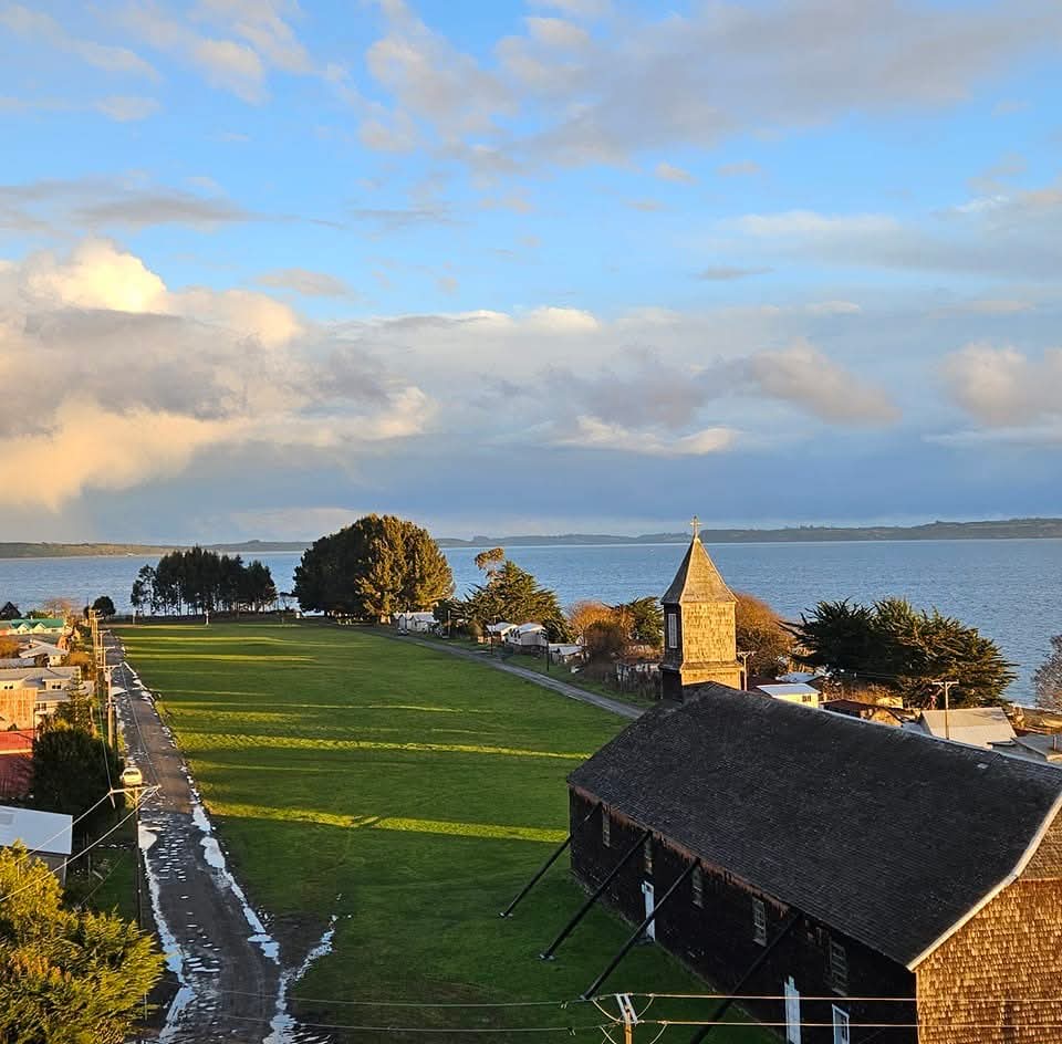 La isla de Caguach, en la comuna de Quinchao, #Chiloe.