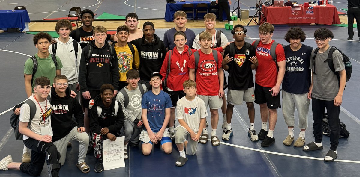 Crew of 22 SEP Wrestlers @ <a href="/USAWrestling/">USA Wrestling</a> Northern Plains this weekend in Rochester, MN. 

#ReloadingtheRams