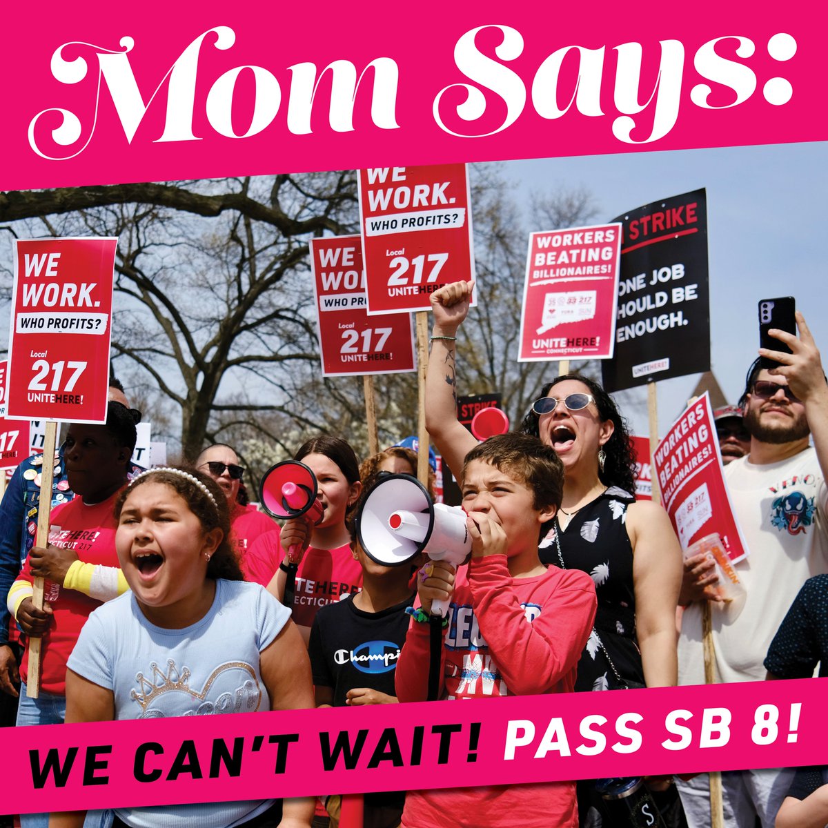 "I am the mother of five young children. Why should I have to choose between drowning and fighting for what’s right when billionaires make more every day? What makes my family less important than theirs?" - Samantha Cedeno, Central Connecticut State University