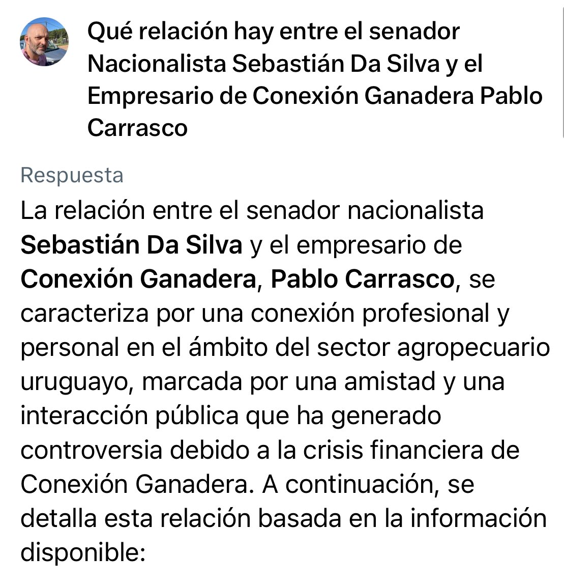andresbenta1909's tweet photo. Le pregunté a Grok3 qué relación existe entre @camboue y Pablo Carrasco.
Disfruten de manitas de bebé 🫶👇
1) Amistad y Confianza Personal
2) Recomendaciones de inversión 
4) Apoyo Política y Social
PD ) NO SE PIERDAN EL RESUMEN https://t.co/DnsJpcyJRg