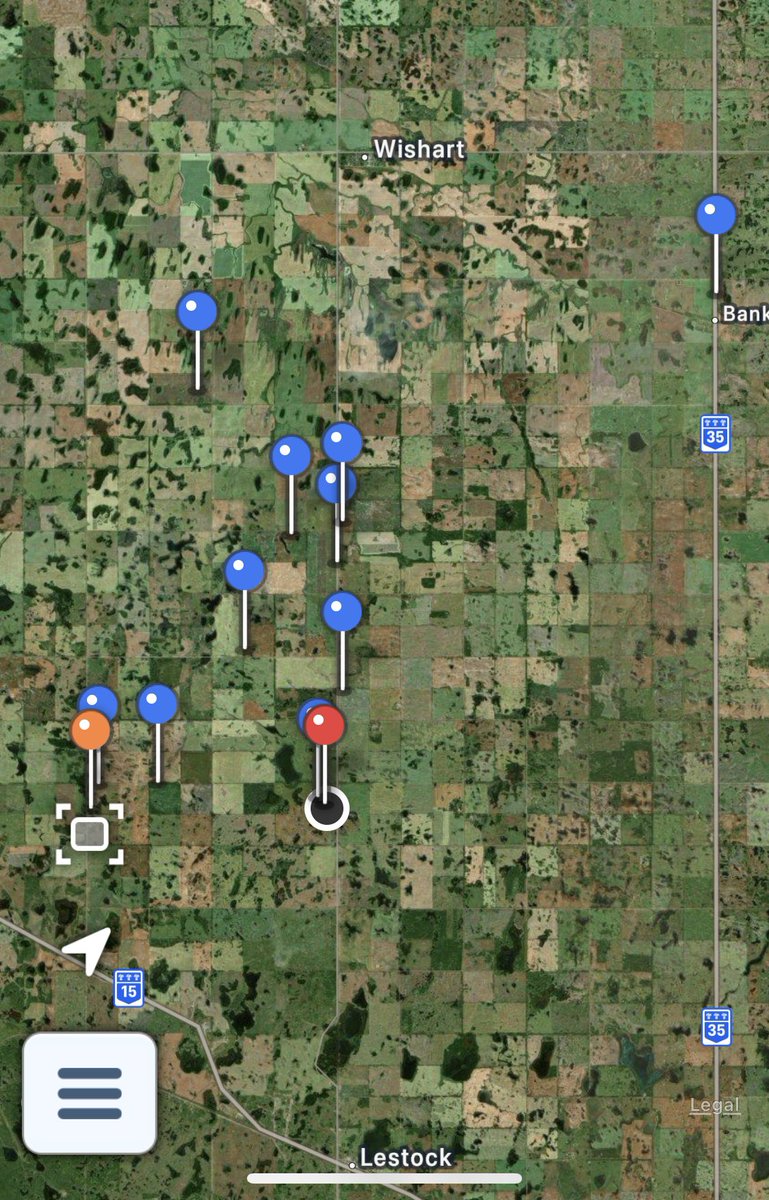 Well i’ve never been to Wishart Sask but when a fellow <a href="/crop_aid/">Crop Aid Nutrition</a> distributor asked if we could come up north and spread some <a href="/GFL_Ag/">GFL Ag</a> Bio-sul Elemental Sulphur i figured why not check out some new country.  Quick 2600 acres in a new area is always welcome.