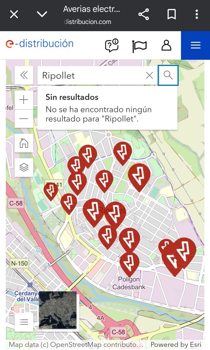 ¿Qué clase de broma de mal gusto es  esta? Más de 15 averías eléctricas a la vez en #Ripollet.  <a href="/AjRipollet/">Ajuntament Ripollet</a> <a href="/EndesaClientes/">Endesa Clientes</a> <a href="/Endesa/">endesa</a>