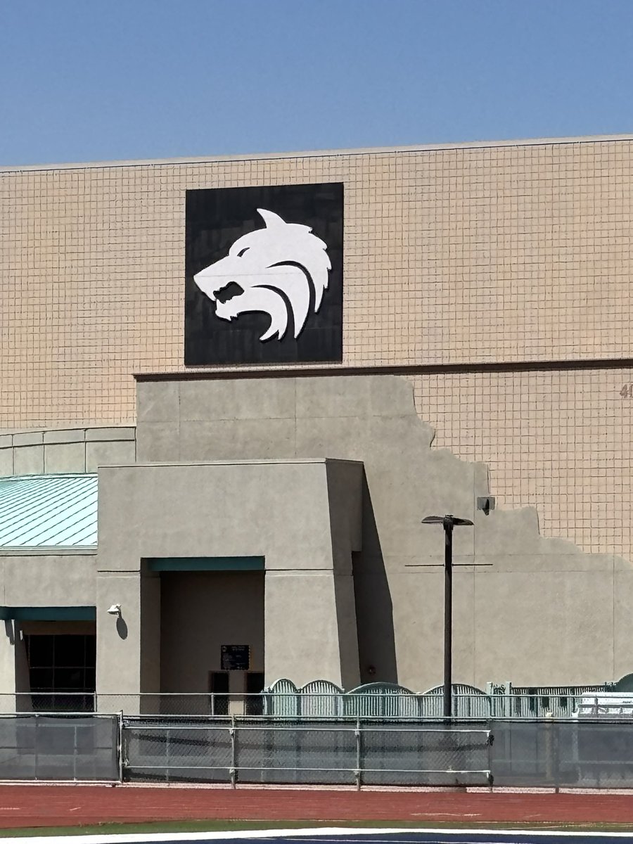 What’s this at La Joya High? <a href="/DMWolvesFB/">Desert Mountain Wolves Football</a> got a West Campus?