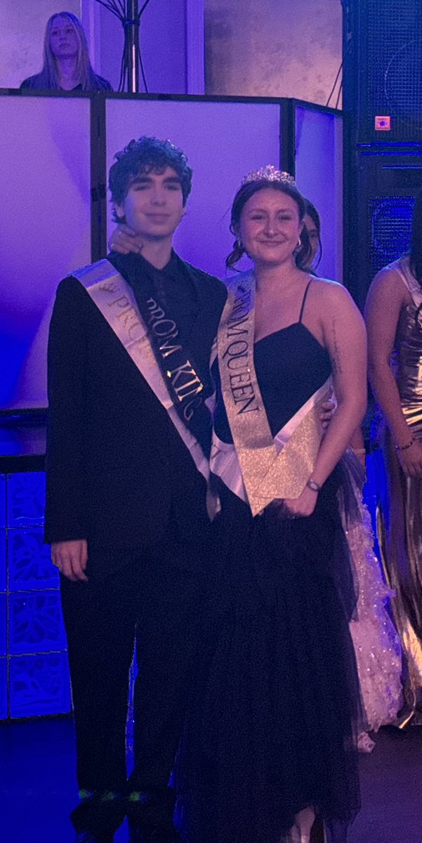 Congrats to the Class of 2025 Queen Jordyn Kuzmik and King Jon Klein!!