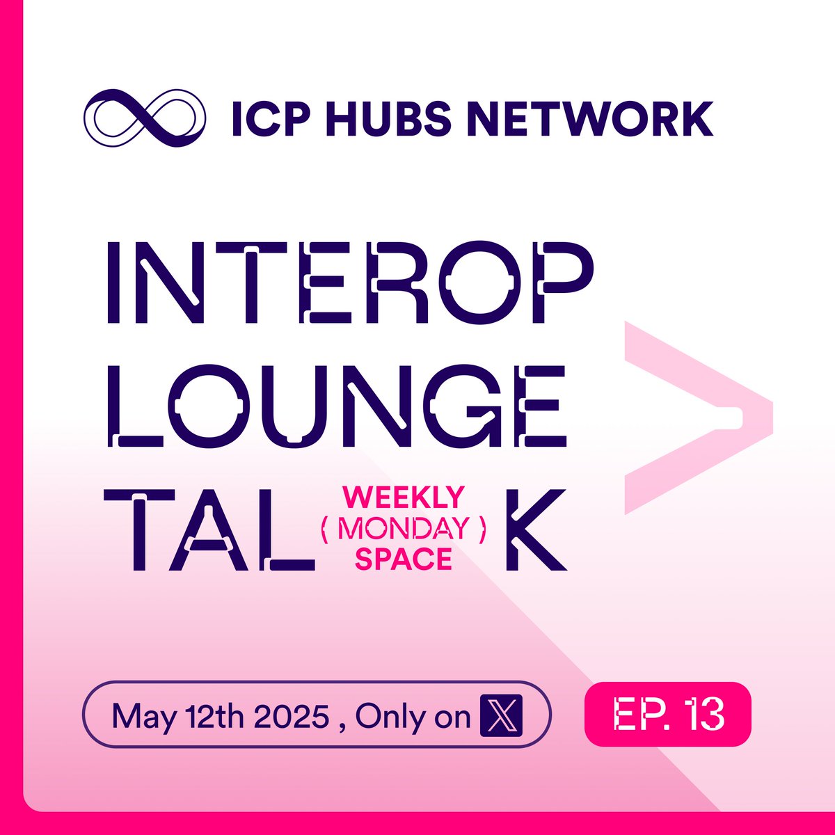 ICP HUBS NETWORK (@icphubs) on Twitter photo Don’t miss our special X Space with ICP HUB Korea — insightful convos, community vibes, and a glimpse into cool projects.
🗓 Date: Monday, May 12 at 9 PM (GMT+7)
📌 Where: ICP HUBS Network X Space (x.com/i/spaces/1BRJj…)
✔️Co-Host & Guests:
- ICP HUB Korea (<a href="/icphub_KR/">ICP HUB Korea</a>)
- Don’t miss our special X Space with ICP HUB Korea — insightful convos, community vibes, and a glimpse into cool projects.
🗓 Date: Monday, May 12 at 9 PM (GMT+7)
📌 Where: ICP HUBS Network X Space (x.com/i/spaces/1BRJj…)
✔️Co-Host & Guests:
- ICP HUB Korea (<a href="/icphub_KR/">ICP HUB Korea</a>)
-