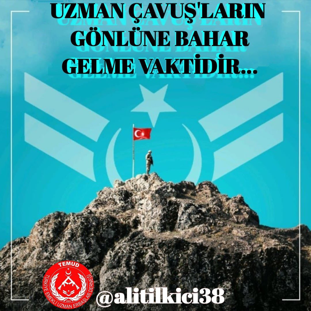 Ali Tilkici 🇹🇷 (@alitilkici38) on Twitter photo Aziz Türk Milletini Canından çok Seven Serdengeçtileriz.
Devletimizin Emrinde,Milletimizin Hizmetindeyiz.
<a href="/TEMUD_2024/">TEMUD Türkiye Emekli Uzman Erbaşlar Derneği</a>
#UzmanÇavuşlar 🇹🇷
#UzmanÇavuşaHak
#EmekliUzmanÇavuş
#ŞehadetinAnneleri
#Temud Aziz Türk Milletini Canından çok Seven Serdengeçtileriz.
Devletimizin Emrinde,Milletimizin Hizmetindeyiz.
<a href="/TEMUD_2024/">TEMUD Türkiye Emekli Uzman Erbaşlar Derneği</a>
#UzmanÇavuşlar 🇹🇷
#UzmanÇavuşaHak
#EmekliUzmanÇavuş
#ŞehadetinAnneleri
#Temud