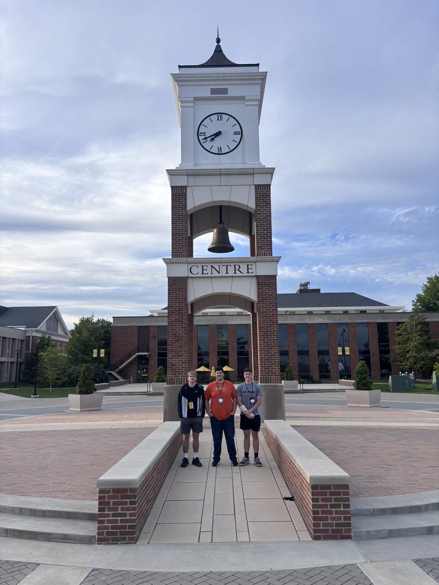 Jake Crump (@jakecrump30) on Twitter photo Had a great visit <a href="/CentreFootball/">Centre College Football</a>!! Thank you for the great opportunity <a href="/CoachLash/">Shawn Lashbrook</a>!
<a href="/HartCountyFball/">Hart County Football</a> <a href="/griffinchad22/">Chad Griffin</a> Had a great visit <a href="/CentreFootball/">Centre College Football</a>!! Thank you for the great opportunity <a href="/CoachLash/">Shawn Lashbrook</a>!
<a href="/HartCountyFball/">Hart County Football</a> <a href="/griffinchad22/">Chad Griffin</a>