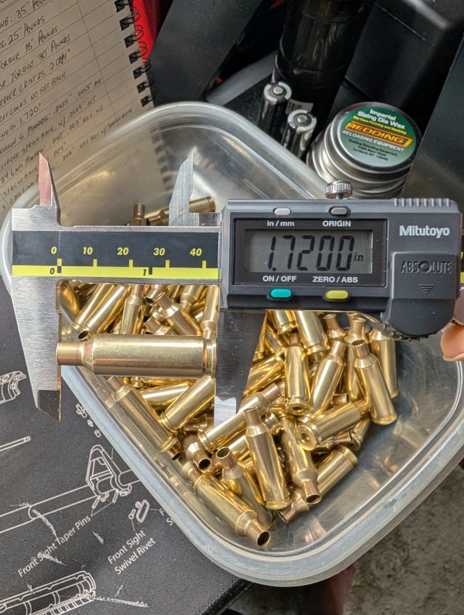 rockchalk06's tweet image. Finally after 3 firings my #6GT Alpha Brass takes a full 360° trim/chamfer/debur