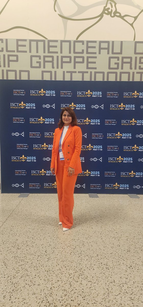 Saadiya Nazli, MD, BSc, QIA(ASCP) (@docsaadiya) on Twitter photo 5 fellows of the Mayo Clinic Cell therapy fellowship program numbered and lined up at ISCT with program director Dr. Eapen Jacob!
Proud to be Alumni of the program
college.mayo.edu/academics/resi…
<a href="/AshleyAKrull/">Dr. Ashley Krull, Ph.D.</a> <a href="/ISCTglobal/">ISCT</a> <a href="/ShanStraderDO/">Shannon Strader, DO, MS</a>
#ISCT2025 #NewOrleans 5 fellows of the Mayo Clinic Cell therapy fellowship program numbered and lined up at ISCT with program director Dr. Eapen Jacob!
Proud to be Alumni of the program
college.mayo.edu/academics/resi…
<a href="/AshleyAKrull/">Dr. Ashley Krull, Ph.D.</a> <a href="/ISCTglobal/">ISCT</a> <a href="/ShanStraderDO/">Shannon Strader, DO, MS</a>
#ISCT2025 #NewOrleans