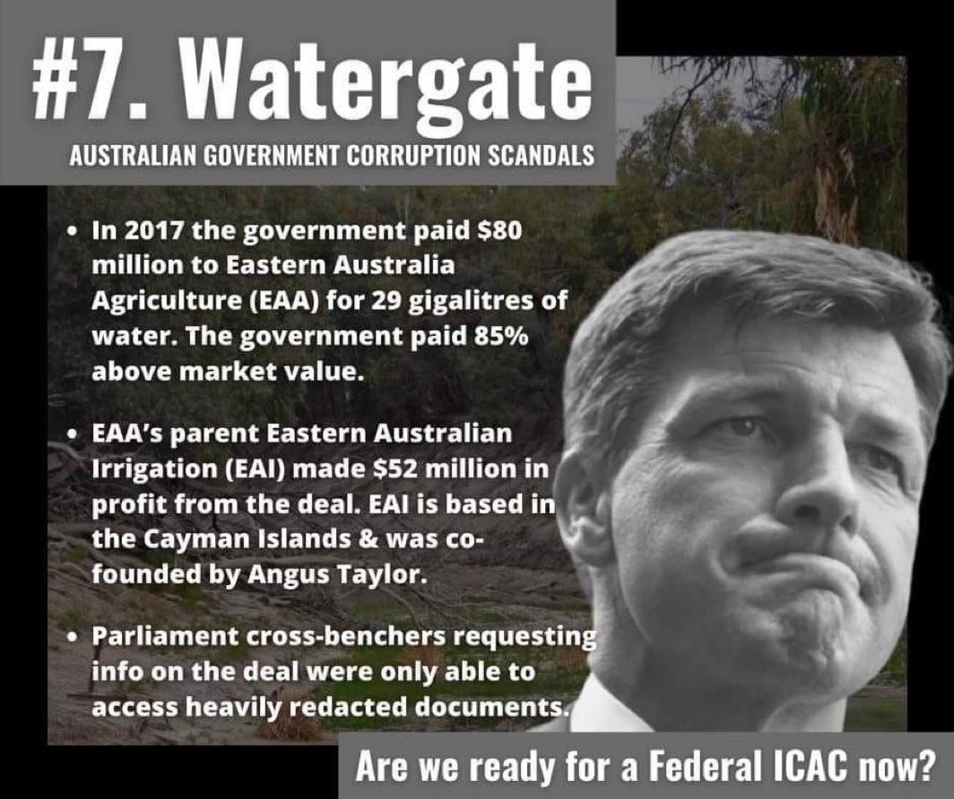 JayJay (@jayjay91341991) on Twitter photo Apparently Angus Taylor doesn’t like this mentioned at all.
Over to you X. 🤷♂️🤣🤡
#Watergate #DodgyAngus #insiders #auspol #LNPCorruptionParty #LNPCrooks #LNPRorts <a href="/SkyNewsAust/">Sky News Australia</a>
<a href="/abcnews/">ABC News</a> <a href="/AngusTaylorMP/">Angus Taylor MP</a> #NACC Apparently Angus Taylor doesn’t like this mentioned at all.
Over to you X. 🤷♂️🤣🤡
#Watergate #DodgyAngus #insiders #auspol #LNPCorruptionParty #LNPCrooks #LNPRorts <a href="/SkyNewsAust/">Sky News Australia</a>
<a href="/abcnews/">ABC News</a> <a href="/AngusTaylorMP/">Angus Taylor MP</a> #NACC