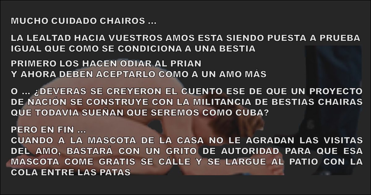 AleMilMar's tweet image. LO SIENTO, PERO ... 
NO HAY FORMA BONITA DE DECIRLO.