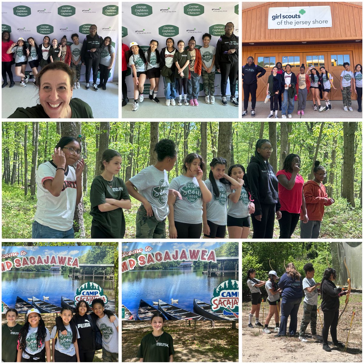 Candice Bidner (@candice0176) on Twitter photo What a day! First up was #SpecialOlympics where we helped with the parade of athletes & our athlete Michelle in Team Joy sang the national anthem!
Then <a href="/GirlScoutsJS/">Girl Scouts of the Jersey Shore</a> Day at Camp! Ziplining, team building, archery, Gaga, s’mores and tons of fun. We even came up with camp names! What a day! First up was #SpecialOlympics where we helped with the parade of athletes & our athlete Michelle in Team Joy sang the national anthem!
Then <a href="/GirlScoutsJS/">Girl Scouts of the Jersey Shore</a> Day at Camp! Ziplining, team building, archery, Gaga, s’mores and tons of fun. We even came up with camp names!
