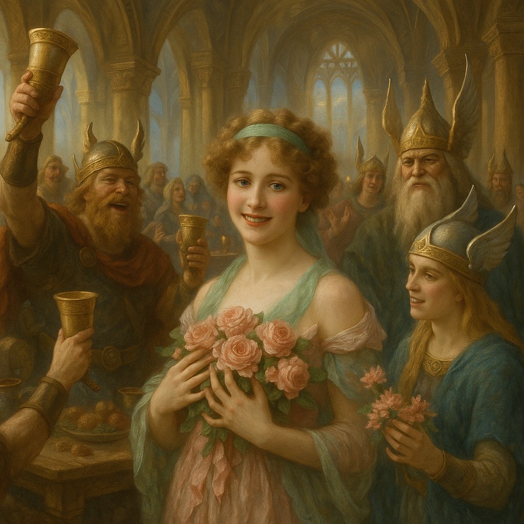 valhalla_guide's tweet photo. In the great hall of Valhalla, even the fiercest warriors pause to honor the gentlest strength of all — mothers. 🌸⚔️
Today, we raise our horns to the shieldmaidens of love, the givers of life, and the quiet heroes of every saga.
Happy Mother’s Day from the halls of the gods.
@BobBodily @Odin_GodOfRunes  
#odinfun  #valhalla