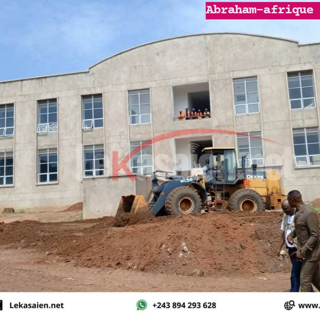 LebonMulumba's tweet image. Le chantier de l&apos;Université de Kananga (UNIKAN) est déjà en phrase de finition (photos de ce samedi 10/5/2025).

Lebon Abraham Mulumba