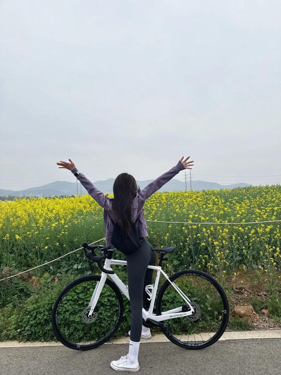 pmmscf's tweet image. 日光のあふれる道で、自転車に乗って、菜の花畑を自由に飛んで、そよ風を感じて、世界はそんなに広くて、生活はそんなに美しくて、気持ちもうららかになりました~🚲💛