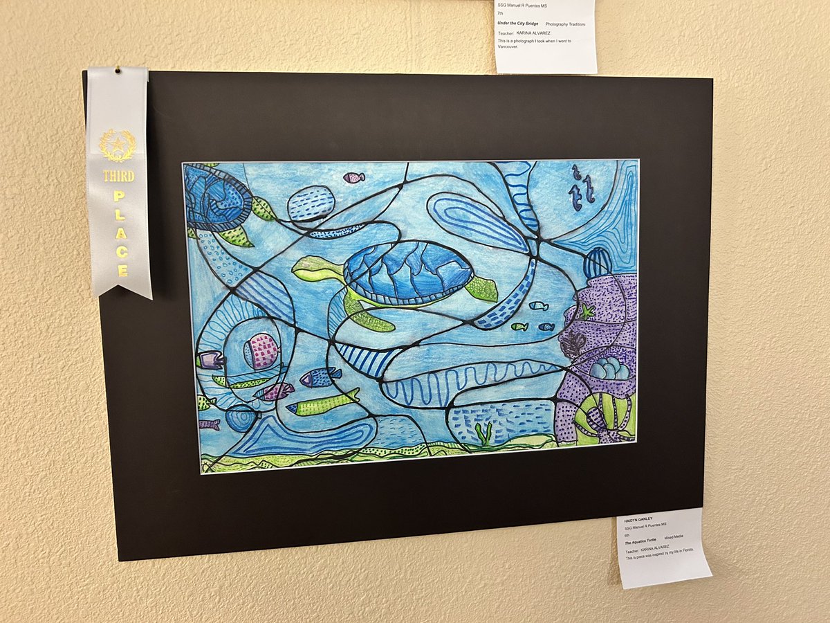 Mrs.K.Alvarez (@puentesms_art) on Twitter photo Congratulations to our 3rd Place winners in their division! ๐ฅณ๐๐<a href="/Puentes_MS/">Greta June Brasgalla</a> <a href="/SISD_FineArts/">SISD Fine Arts</a> Congratulations to our 3rd Place winners in their division! ๐ฅณ๐๐<a href="/Puentes_MS/">Greta June Brasgalla</a> <a href="/SISD_FineArts/">SISD Fine Arts</a>