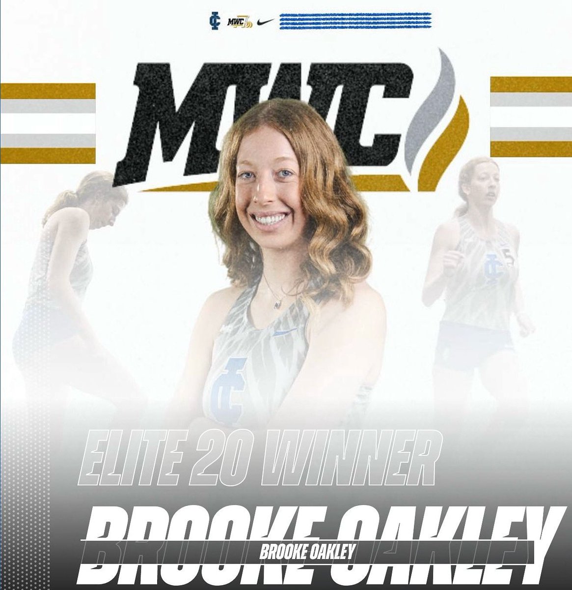 Illinois College XCTF (@icxctf) on Twitter photo πππ ππ₯π’ππ-ππ ππ°ππ«π ππ’π§π§ππ«
Senior Brooke Oakley earns herself the MWC Elite-20 Award which is presented to the student-athlete with the highest cumulative grade point average (GPA) participating in the MWC Championship Weekend!
#ICTF | #RiseAsONE πππ ππ₯π’ππ-ππ ππ°ππ«π ππ’π§π§ππ«
Senior Brooke Oakley earns herself the MWC Elite-20 Award which is presented to the student-athlete with the highest cumulative grade point average (GPA) participating in the MWC Championship Weekend!
#ICTF | #RiseAsONE
