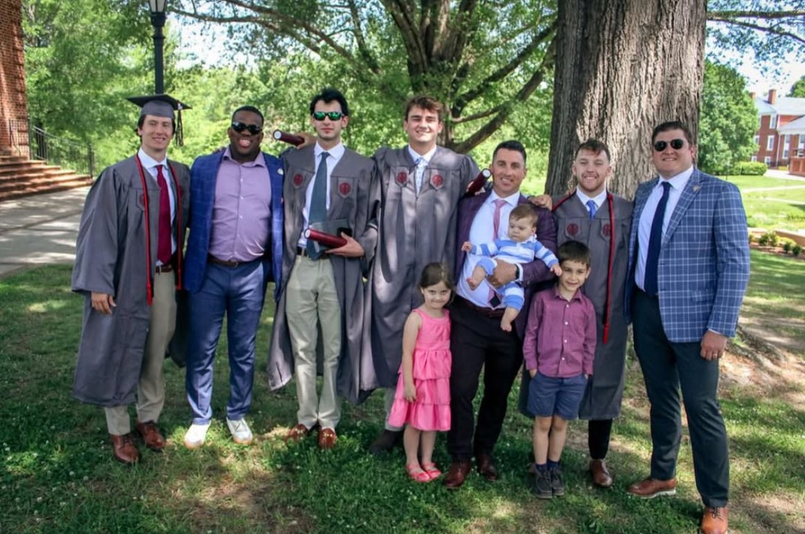 Incredible day celebrating 4 young men who embodied what it means to be SOE. They have left Hampden-Sydney, and our program, better than they found it. Proud of AB, Payton, Ayman, and Nick. #RollTigers #SOE