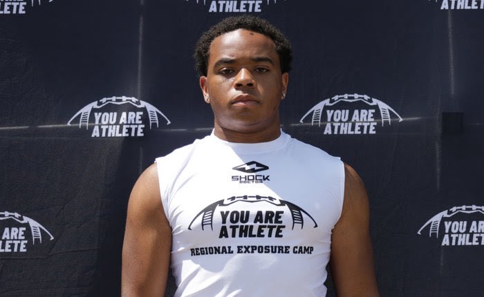 youareathlete's tweet image. 2028 RB Nasir Johnson (@Nasirj27) out of Our Lady of Good Counsel (MD) holds offers from #Colorado, #Maryland, #BostonCollege, and more 
 
“Does not shy away from contact and initiates the blow much of the time. Excellent lateral agility. Has great burst and acceleration as well.