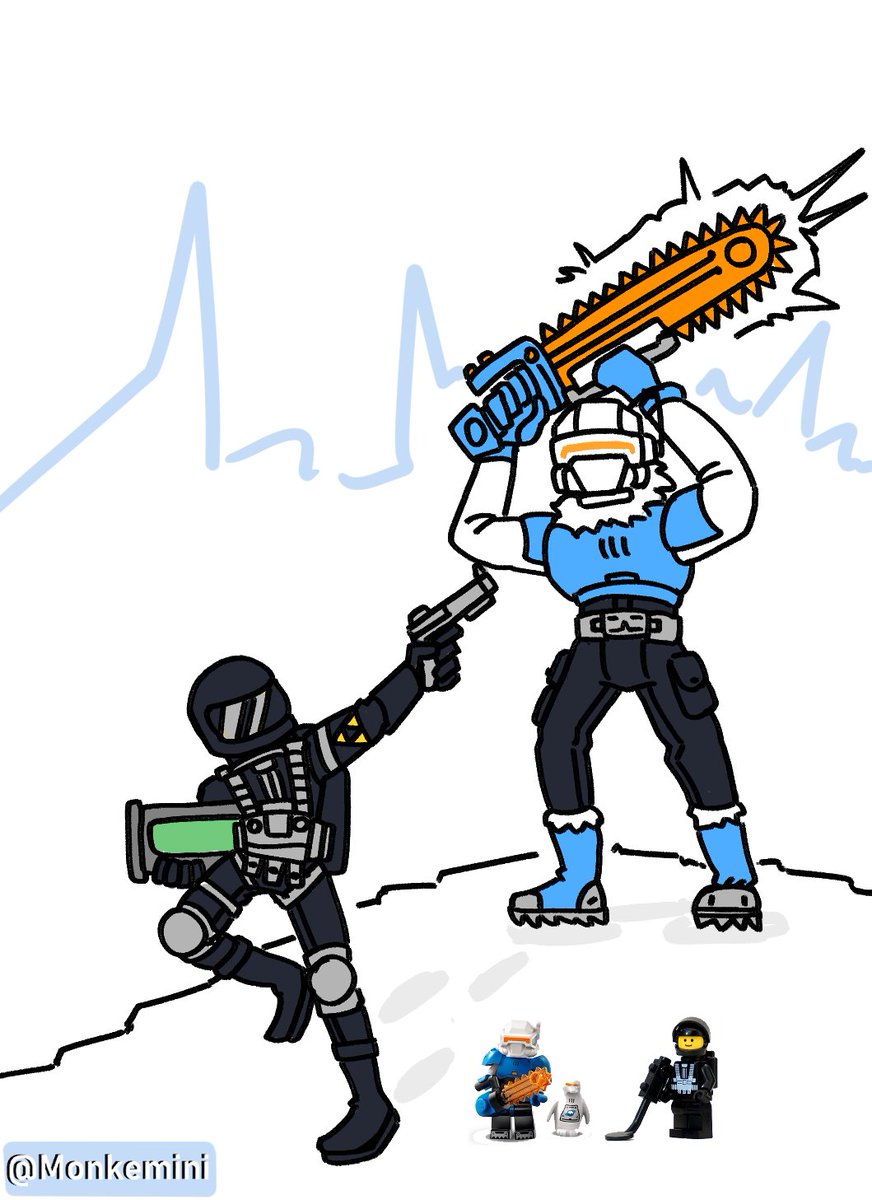 Blacktron vs Ice Planet