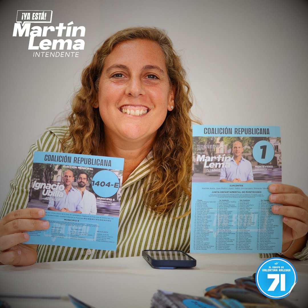 Gracias equipo por su entrega, por militar con alegría, por no bajar los brazos nunca y por seguir creyendo que, con trabajo, ideas y unidad, podemos transformar la realidad. Cada puerta tocada, cada conversación, cada volante, cada minuto entregado vale muchísimo.