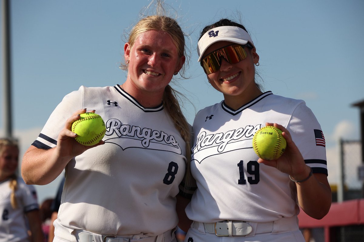 Ranger Softball (@svrangersb) on Twitter photo We love to see it, <a href="/madelinehaun/">Madeline Haun</a> (1) <a href="/ZoeyAllison31/">Zoey Allison</a> (2) <a href="/ava_capek2028/">Ava Capek</a> (1) with the big bomb💣💣 in today’s playoff game. <a href="/arianna_capek19/">Arianna Capek</a> threw a 2-hit shutout with 11 strikeouts in game 3.
Ain’t Nothin Soft About @CoachRandle23 <a href="/CoachAwolf/">Amanda Wolf-Schramm 👆💙</a> <a href="/SVRANGERSB/">Ranger Softball</a> <a href="/THSCAcoaches/">THSCA</a> We love to see it, <a href="/madelinehaun/">Madeline Haun</a> (1) <a href="/ZoeyAllison31/">Zoey Allison</a> (2) <a href="/ava_capek2028/">Ava Capek</a> (1) with the big bomb💣💣 in today’s playoff game. <a href="/arianna_capek19/">Arianna Capek</a> threw a 2-hit shutout with 11 strikeouts in game 3.
Ain’t Nothin Soft About @CoachRandle23 <a href="/CoachAwolf/">Amanda Wolf-Schramm 👆💙</a> <a href="/SVRANGERSB/">Ranger Softball</a> <a href="/THSCAcoaches/">THSCA</a>