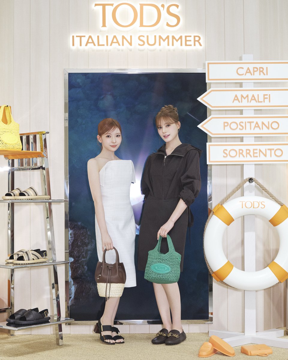 #NiziU の #MAYUKA さんと #NINA さんが伊勢丹新宿店で開催中の「トッズ イタリアン サマー」ポップアップに来店。阪急うめだ本店でも5月13日(火)まで同時開催中です。

▼詳しくは
rebrand.ly/f16ce4

#TodsSS25 #Tods